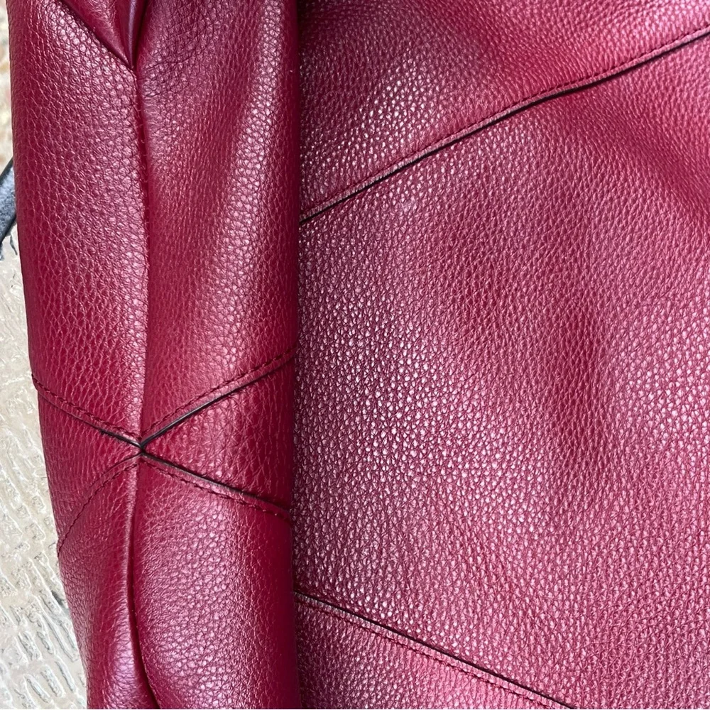 Rebecca Minkoff Moto Hobo Bag Tawny Port Burgundy